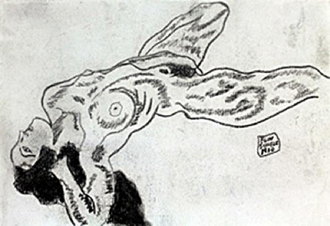 Graphite Drawing on Paper Egon Schiele: Graphite drawing on Paper, in the manner of Egon Schiele, bearing the signaturen and Dated 1910, Approximate Size: 12 x 8 1/2 Inches, Provenance: Unknown , Collection: Private