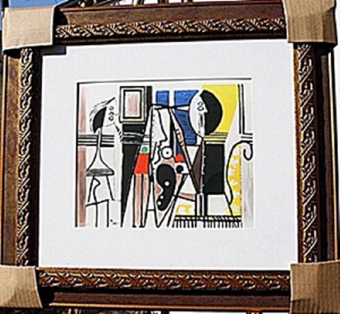 Authentic "Painter and Model" - Picasso - Limited: Pablo Diego José Francisco de Paula Juan Nepomuceno María de los Remedios Cipriano de la Santísima Trinidad Ruiz y Picasso (25 October 1881 – 8 April 1973) was a Spanish painter, draughtsman, and