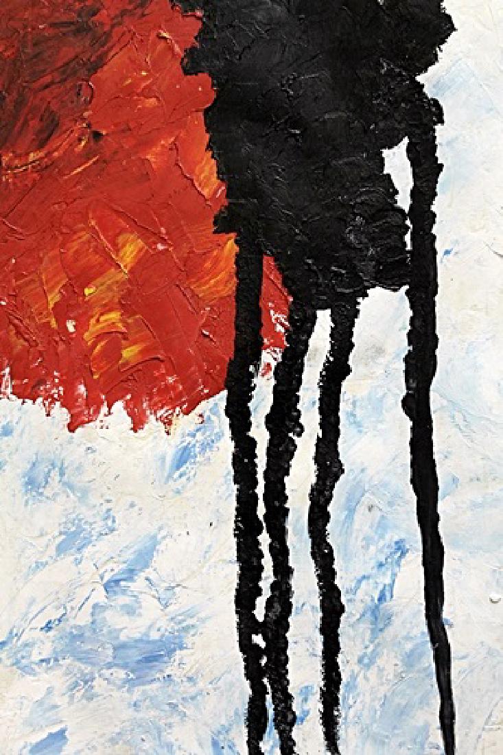 Infinity - Theodoros Stamos - Oil On Paper: Oil on paper by Theodoros Stamos, approx. 19x13 in. Theodoros Stamos, was a Greek American artist. He is one of the youngest painters of the original group of abstract expressionist painters, which in