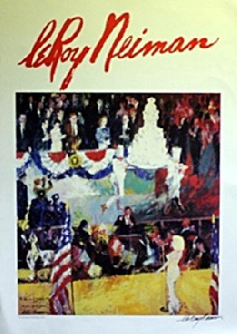 The President's Birthday - LeRoy Neiman: The President's Birthday Authentic Leroy Neiman. Lithograph, bearing the signature size approx. 35 x 25 in. Authentic Leroy Neiman (born Leroy Leslie Runquist, June 8, 1921 – June 20, 2012) was a