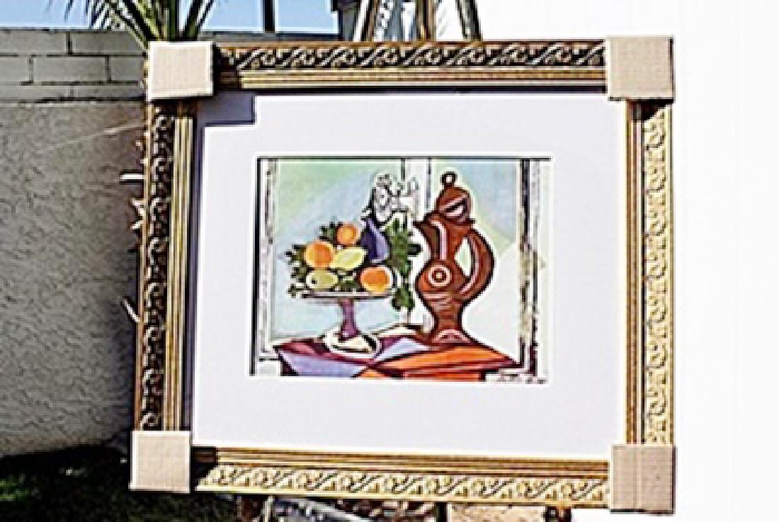 Authentic "Still Life Dl" - Picasso - Limited Edition: Pablo Diego José Francisco de Paula Juan Nepomuceno María de los Remedios Cipriano de la Santísima Trinidad Ruiz y Picasso (25 October 1881 – 8 April 1973) was a Spanish painter, draughtsman, and