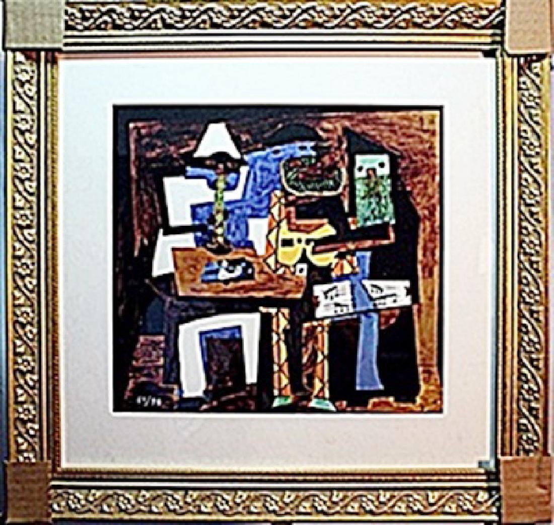 Picasso - Limited Edition - 3 Musicians: Authentic Pablo Picasso limited edition, "3 Musicians". From edition of 95. Number will vary. Comes with COA.