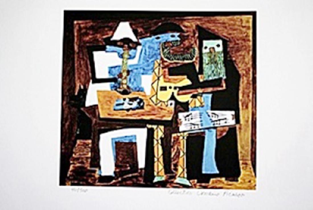 Picasso Limited Edition - 3 Musicians - from Collection: Authentic Pablo Picasso limited edition, "3 Musicians". From the Collection Domaine Picasso out of edition of 500. Number will vary. Comes with COA.