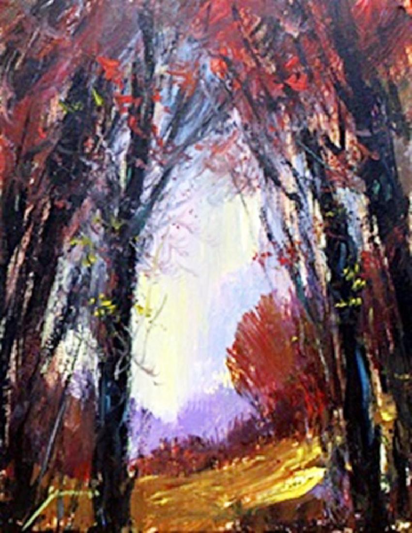 Original Painting by Michael Schofield: Original, Oil Painting on Canvas, Hand Signed by the artist Front & Back, Stretched Canvas on Wood Bars, Size Approx. 24 x 17