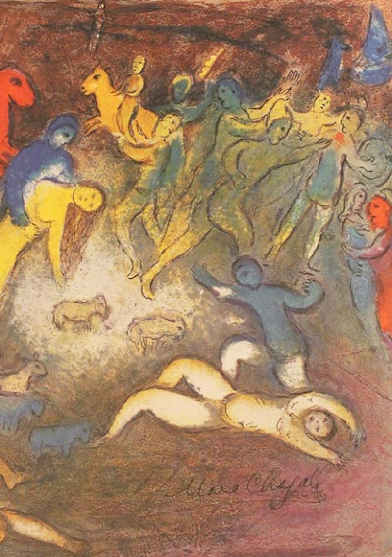 Marc Chagall - Signed Lithograph 89: Signed lithograph, Marc Zakharovich Chagall was a Russian-French artist of Belarusian Jewish origin. An early modernist, he was associated with several major artistic styles and created works in virtu
