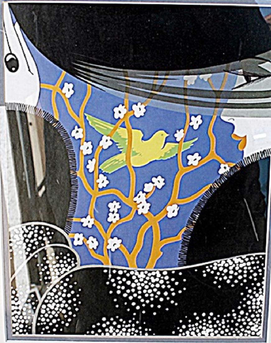 Spring - Erte - Lithograph: lithograph in the manner of erte. Romain de Tirtoff was a Russian-born French artist and designer known by the pseudonym Erté, from the French pronunciation of his initials.