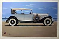 Lithograph "Vintage Rolls-Royce" after Hamn James C.