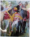 Ascot Double Entry - Leroy Neiman - Lithograph