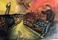 Marc Chagall - Pastel On Paper