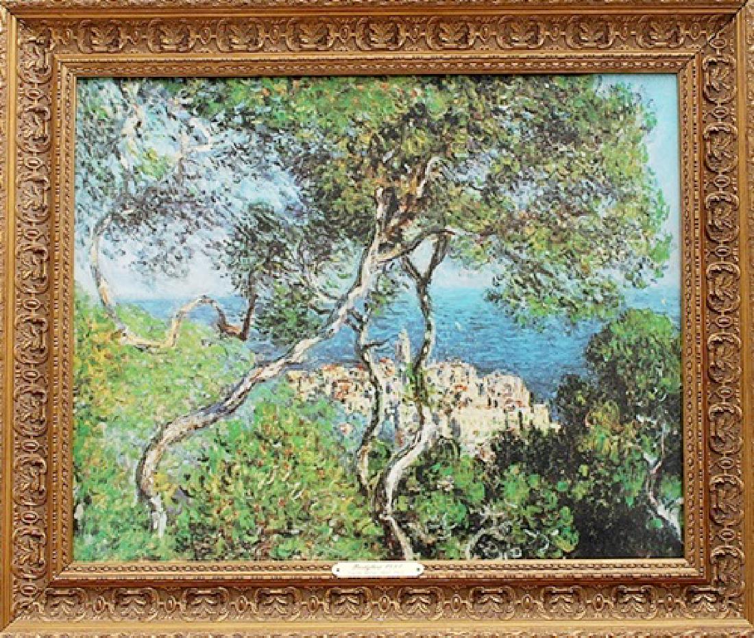 BORDIGHERA, 1884 - Claude Monet - Giclee: Giclee in the manner of Claude Monet. Oscar-Claude Monet was a founder of French Impressionist painting, and the most consistent and prolific practitioner of the movement's philosophy of expressing on