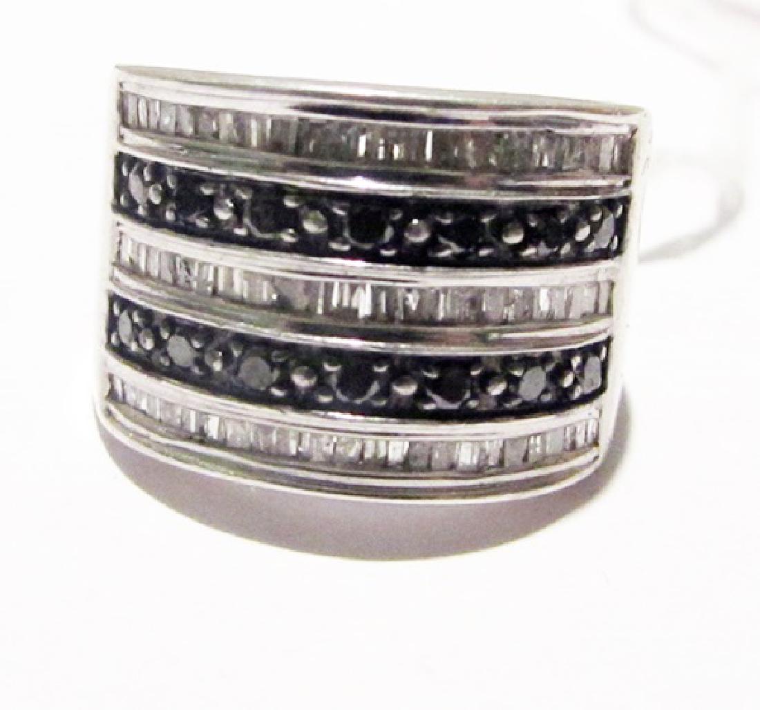 Silver Diamond Rings - 2