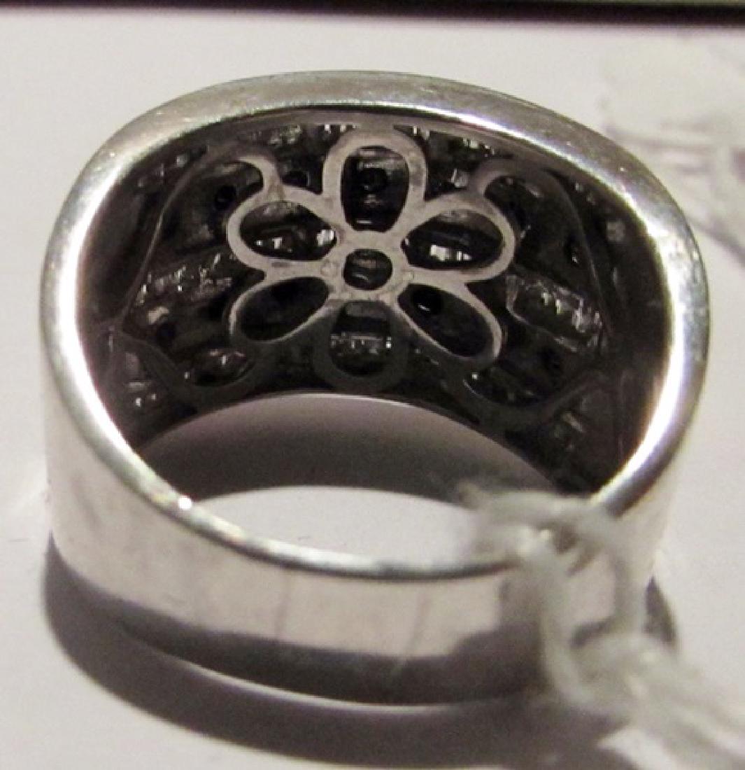 Silver Diamond Rings - 3