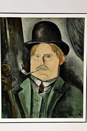 Potriat Of The Artist 1910-by Vlaminck: Original Lithograph, Comes with COA 11" X 13"- Maurice de Vlaminck (4 April 1876 – 11 October 1958) was a French painter. Along with André Derain and Henri Matisse he is considered one of the princ