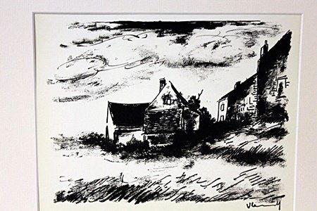 Waiting For The Storm 1922-by Vlaminck: Original Lithograph, Comes with COA 13" X 15"- Maurice de Vlaminck (4 April 1876 – 11 October 1958) was a French painter. Along with André Derain and Henri Matisse he is considered one of the princ