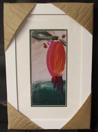 "UNTITLED" By PETER MAX (N): Lithograph, Signed By the artist, In the plate, Out of the book, Approximately 19 x 13 In.