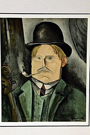 Potriat Of The Artist 1910-by Vlaminck: Original Lithograph, Comes with COA 11" X 13"- Maurice de Vlaminck (4 April 1876 – 11 October 1958) was a French painter. Along with André Derain and Henri Matisse he is considered one of the princ