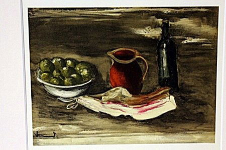 Still Life With Bacon 1927-by Vlaminck: Original Lithograph, Comes with COA 12" X 14"- Maurice de Vlaminck (4 April 1876 – 11 October 1958) was a French painter. Along with André Derain and Henri Matisse he is considered one of the princ