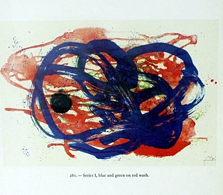Lithograph "Blue Green Wash" by Joan Miro (158ZM): Lithograph "Blue Green Wash" by Joan Miro (158ZM) signed, size approx. 12 x 10 in. Joan Miro, (04/20/1893 - 12/25/1973) Was Catalan Spanish Painter, Sculptor and ceramicist born in Barcelona. He has b