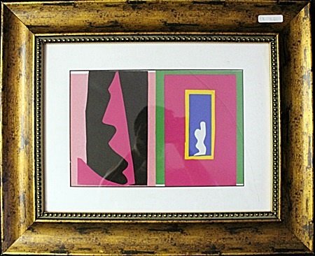 Framed "Destiny" By Henri Matisse (EK 1060): Framed "Destiny" By Henri Matisse (EK 1060), Limited Edition, Size Approx. 17 x 22 In.