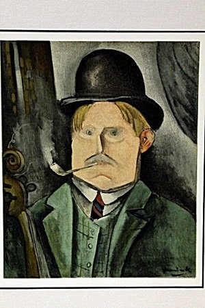 Potriat Of The Artist 1910-by Vlaminck: Original Lithograph, Comes with COA 11" X 13"- Maurice de Vlaminck (4 April 1876 – 11 October 1958) was a French painter. Along with André Derain and Henri Matisse he is considered one of the princ