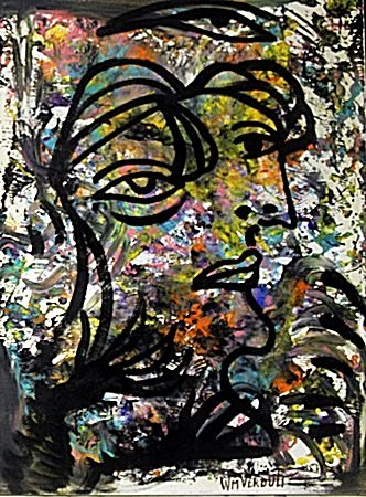 Original Oil on Canvas "Switch" by William Verdult: Original Oil on Canvas "Switch" by William Verdult; signed, size approx. 24 x 18 in. William Verdult was born April 7, 1939 in the Dutch town of Putte, Netherlands. Live/Active: North Dakota, New York
