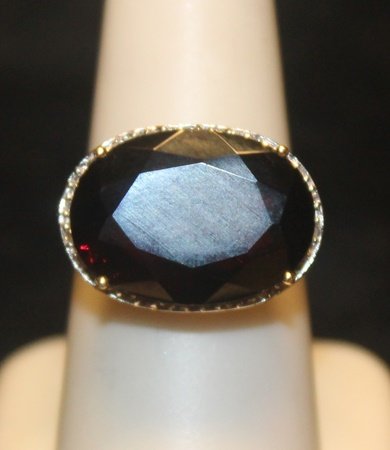 Beautiful Sapphire with Diamonds SS Ring: Beautiful Sapphire with Diamonds SS Ring. Sterling Silver, Sapphire twt approx. 12.86 cts and Diamonds twt approx. 1 ct VS1 Color G.