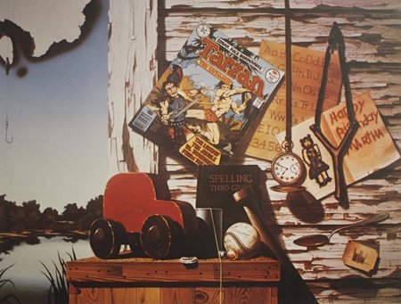 Lithograph After David Mann (247A): Lithograph After David Mann; , size approx. 22 1/2 x 28 1/2 in. David "Dave" Mann (September 10, 1940 – September 11, 2004) was a California graphic artist whose paintings celebrated biker cultu