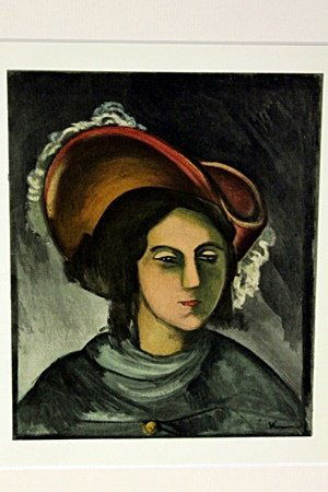 Lithograph "Portrait Of Madeleine 1912" after Maurice: Lithograph, Size Approx. 12" X 14" In. Maurice de Vlaminck (4 April 1876 – 11 October 1958) was a French painter. Along with André Derain and Henri Matisse, he is considered one of the principal fi