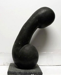 Bronze Sculpture Constantin Brancusi: Old recast bronze Sculpture with a Marble Base, bears the signature and Numbered, Size Approx. 16" x 12" x 8" in.