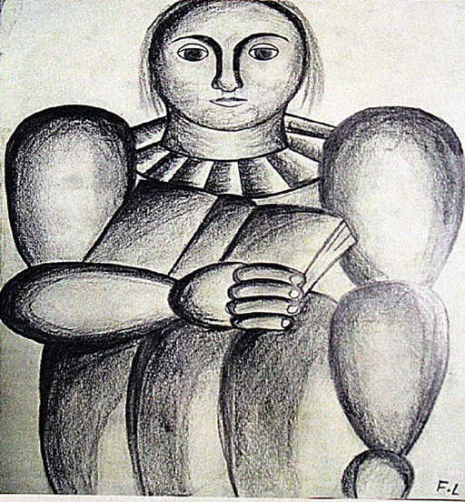 fernand leger woman with a book