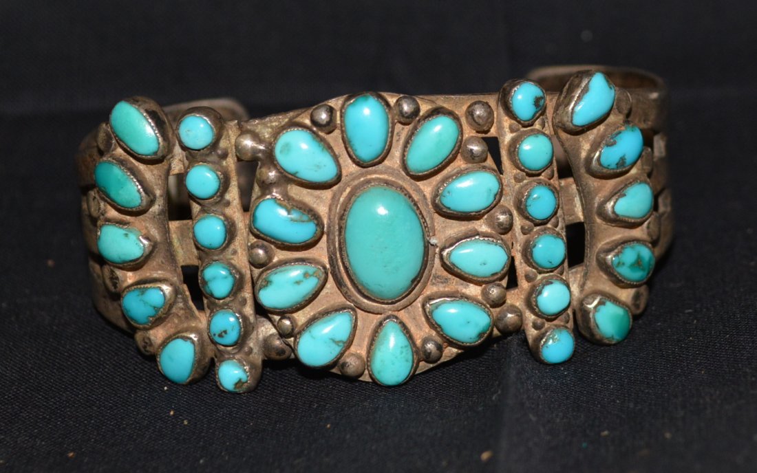 Navajo Turquoise Bracelet (1 of 2)