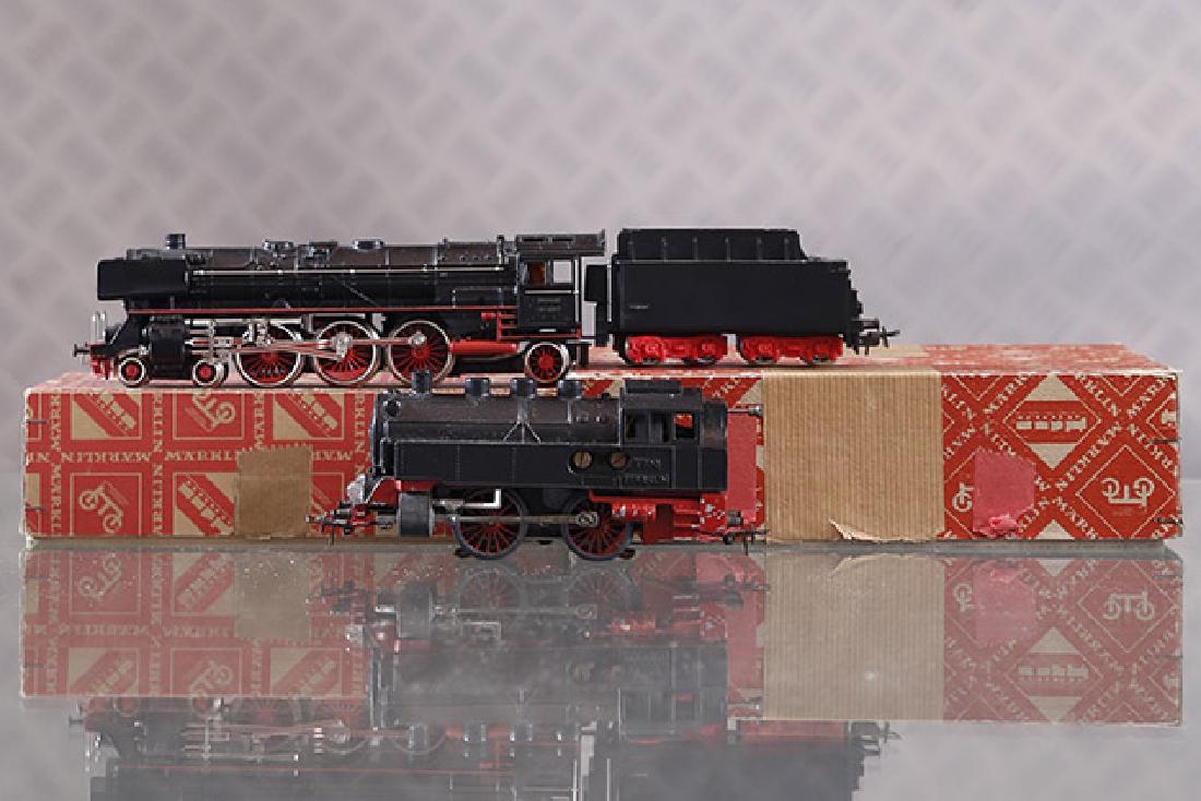 MARKLIN "HO": Locomotive 231 - F 800, noire avec tender. Loco-tender T 800 type 020, noire. (bo) Provenance private collection, France