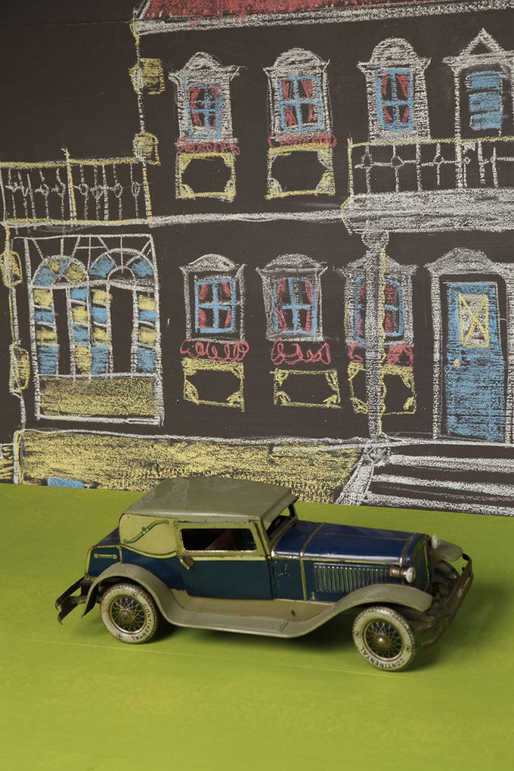 Allemagne Mecanique 1937 Karl Bub KBN: Faux cabriolet KB17881Avec chauffeur. Deux portes ouvrantes et coffre arriere avec phare eclairant. Sans boiteL. 40 cmGermany KBN 1937"Faux cabriolet" with driver and two opening doors and illuminated