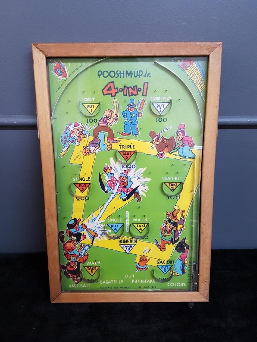 Vintage 1940s Bagatelli Pinball Game Baseball (1 of 3)