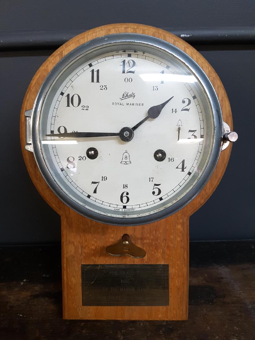 Schatz Royal Mariner Key Wound 8 Day Clock (1 of 4)