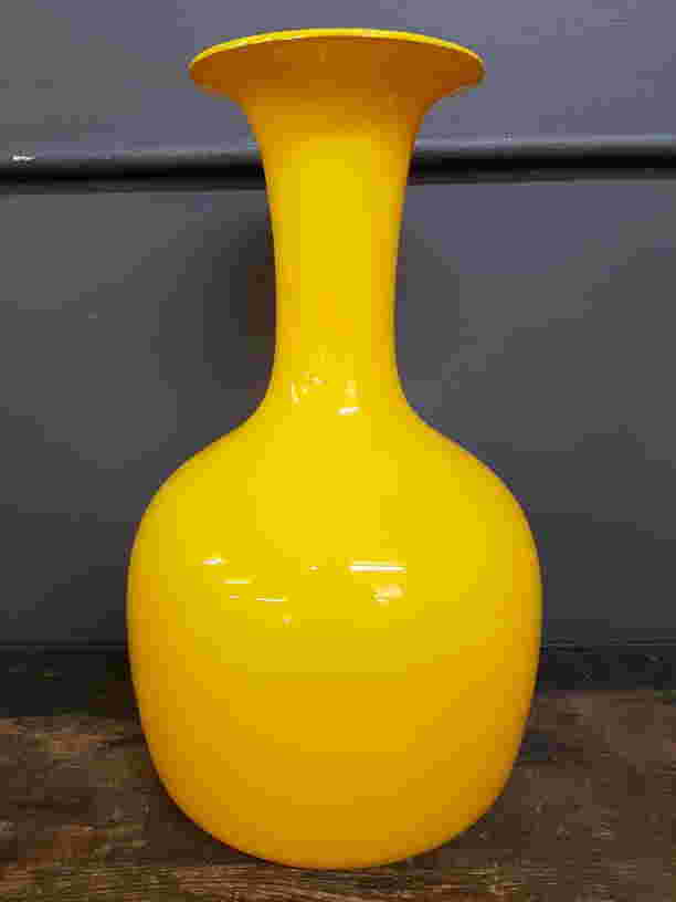 MCM Large Kastrup Holmegaard Yellow Vase - May 16, 2019 | Kavanagh ...