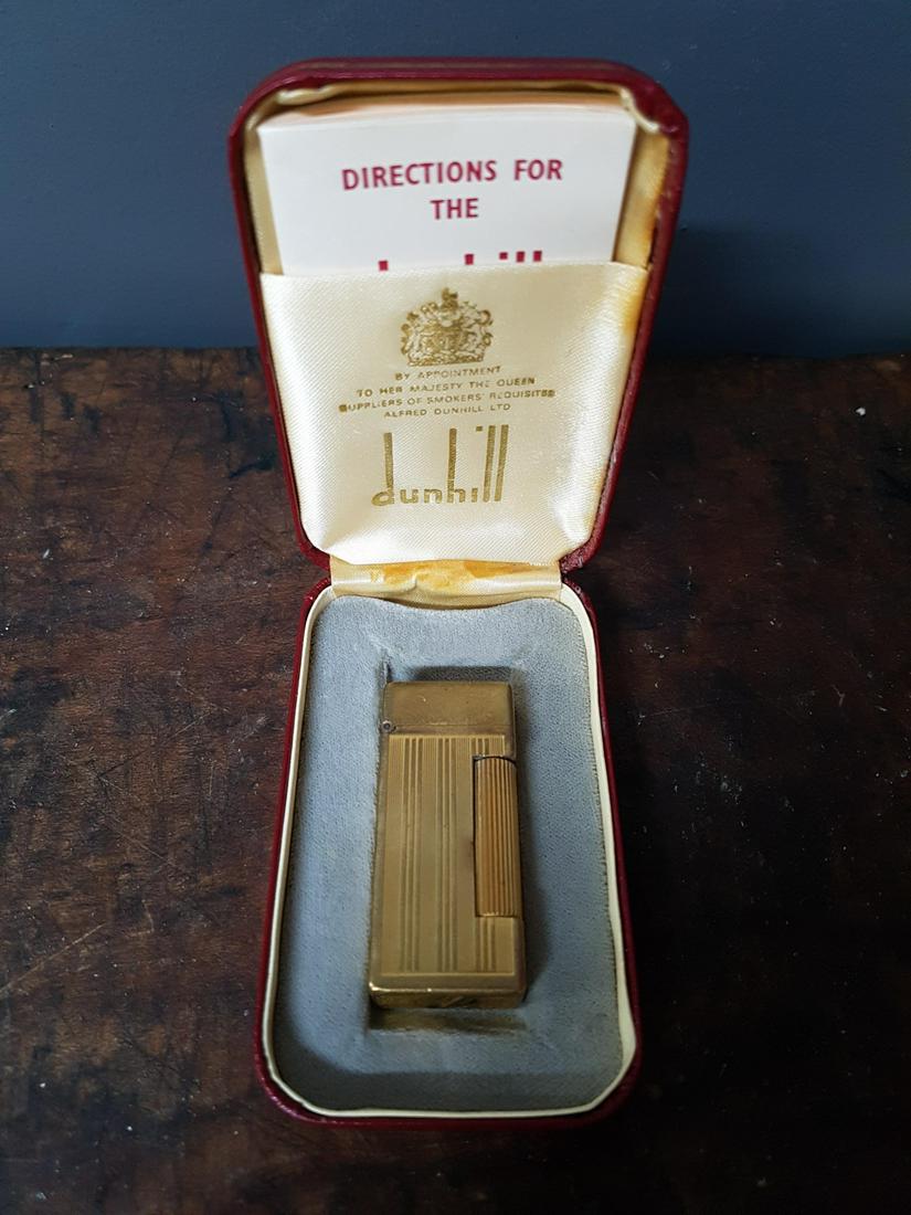 Vintage Dunhill Rollagas Lighter In Box (1 of 6)