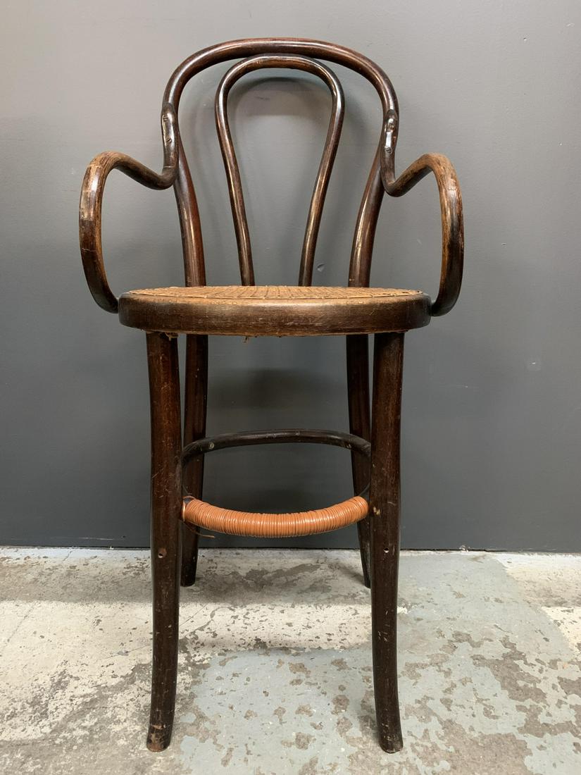 Thonet Caned Bentwood Childs Highchair (1 of 5)