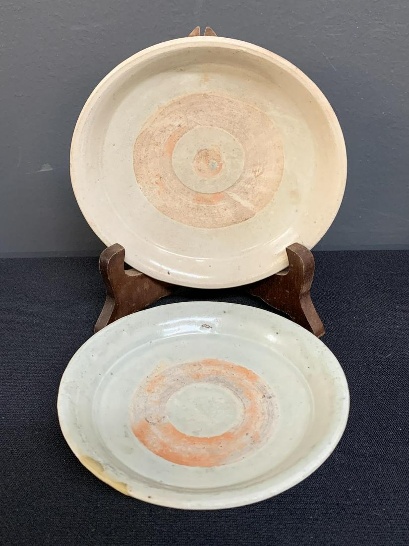 Two Ancient Chinese Celadon Glazed Bowls (1 of 6)