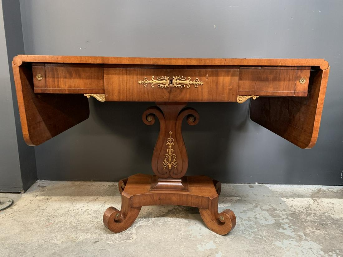 19th C. Swedish Empire Sofa Table, Daniel Sehfbom (1 of 12)