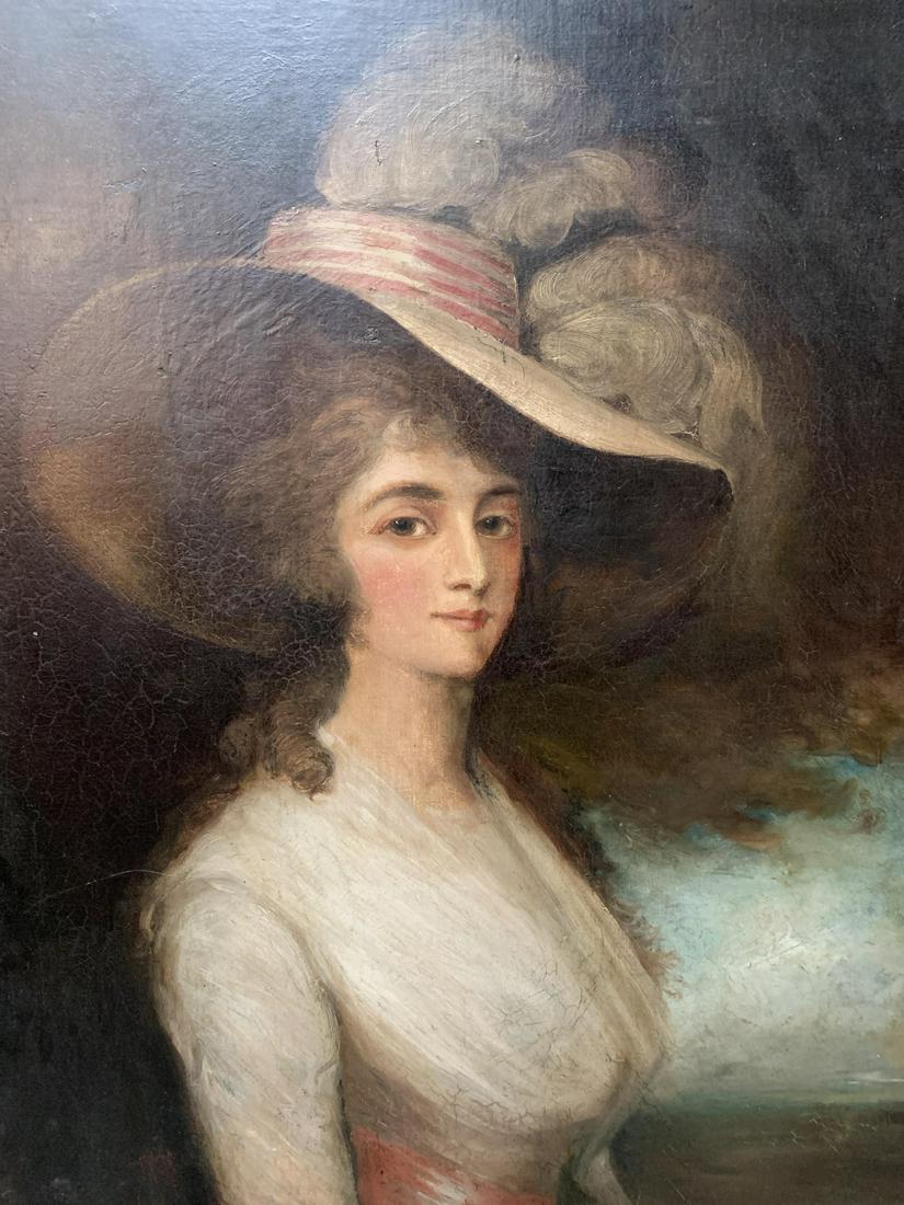 Large Victorian Portrait of a Lady (1 of 5)