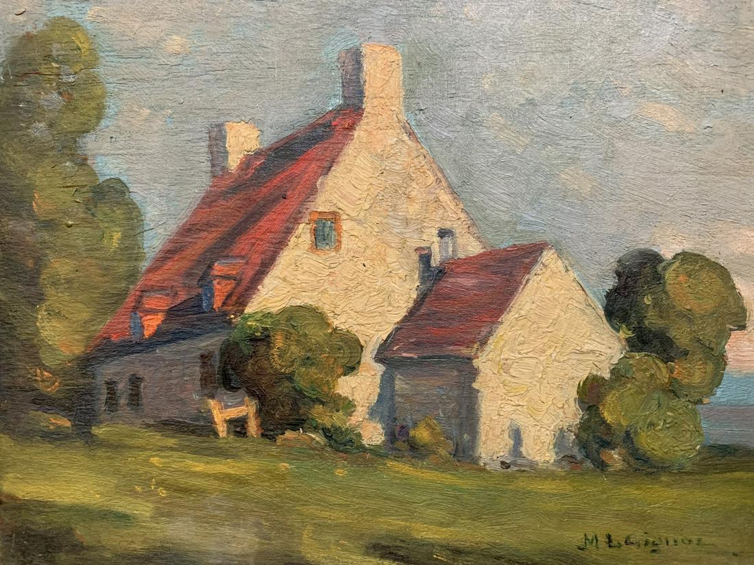 Early 20th C. Oil on Panel, Signed, Landscape (1 of 5)