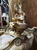 French Heavy Bronze Alabaster 8 Arm Chandelier - 5