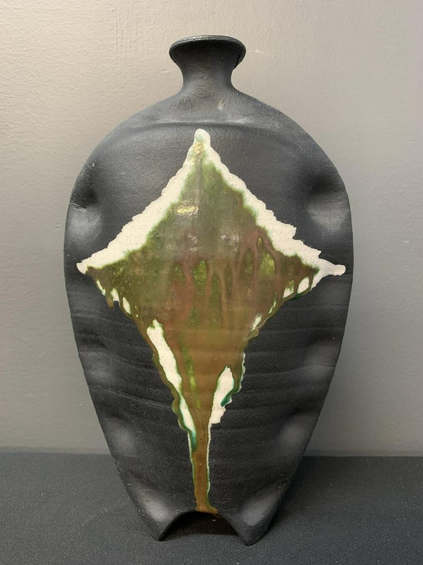 Modernist Ceramic Vase Signed Nick H. (1 of 7)