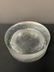Large Textured Glass Centerpiece, Bowl, Disk - 2