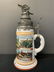 German Beer Stein With Canon On Lid - 3