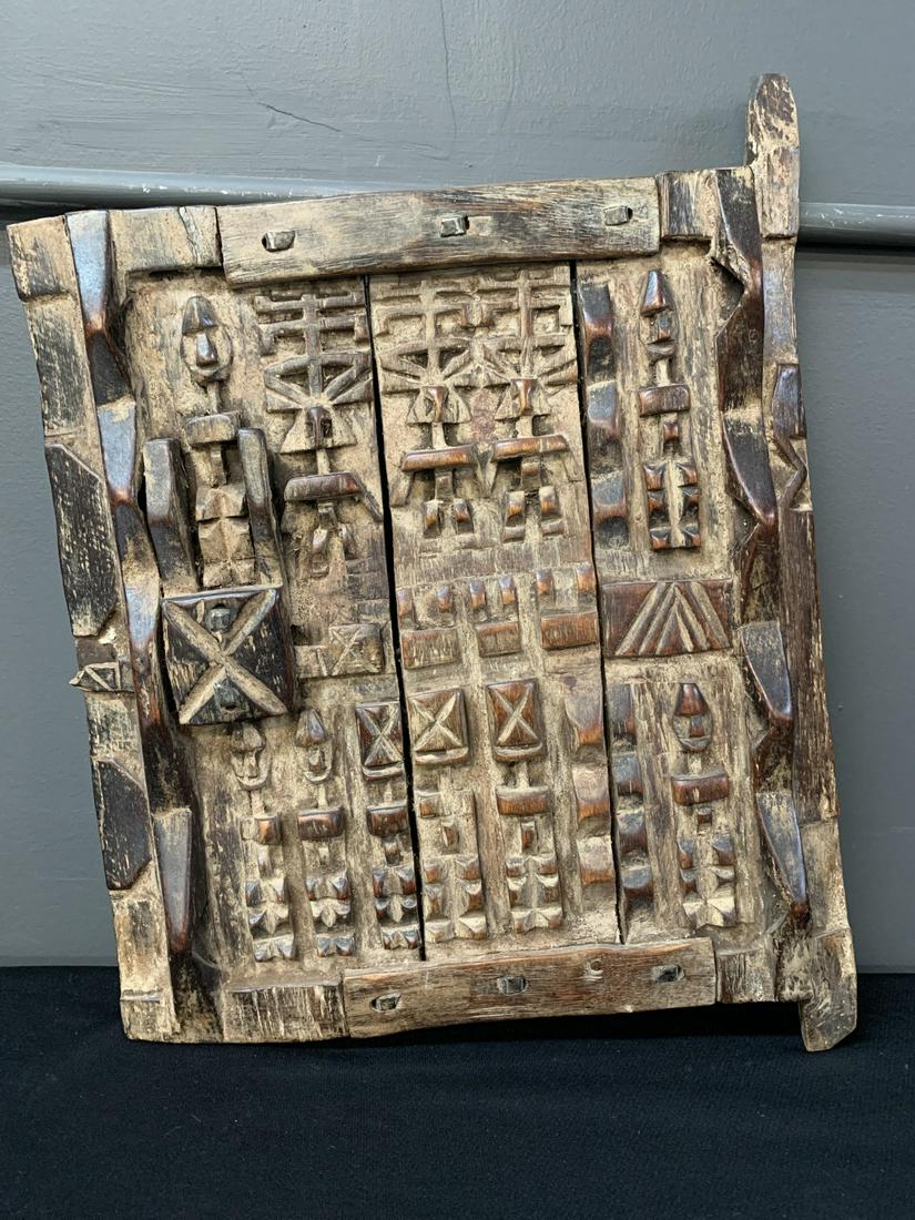 Antique Carved African Dogon Granary Door (1 of 6)