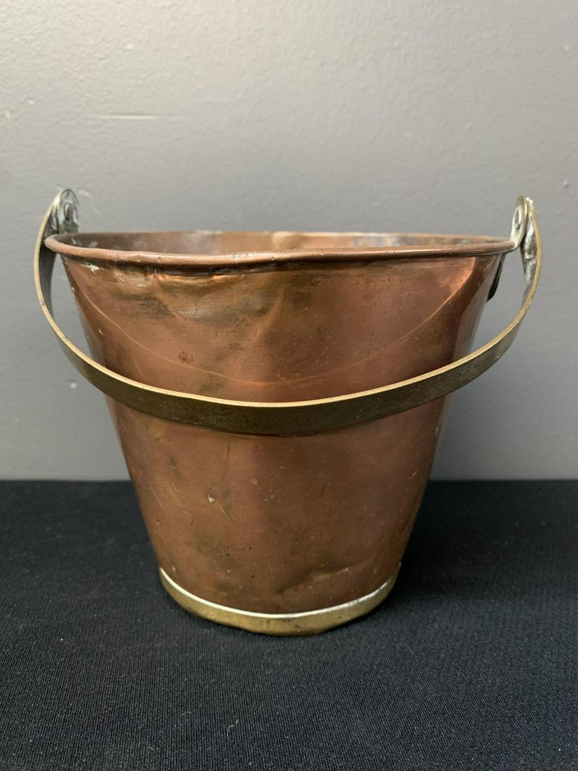 Vintage Copper And Brass Bucket (1 of 4)