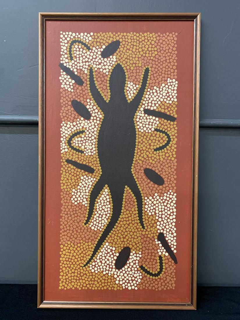 Australian Aboriginal Dreamtime Dot Painting (1 of 4)