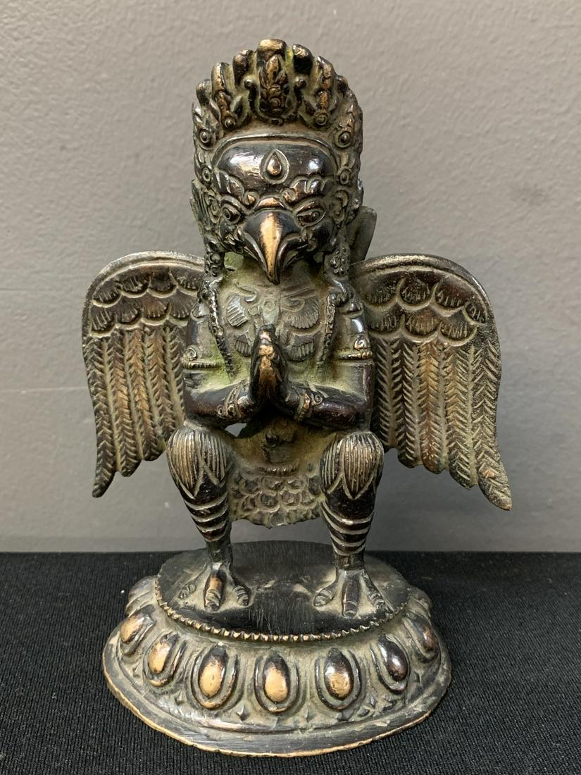 Antique Indian Bronze Garuda Statue (1 of 6)